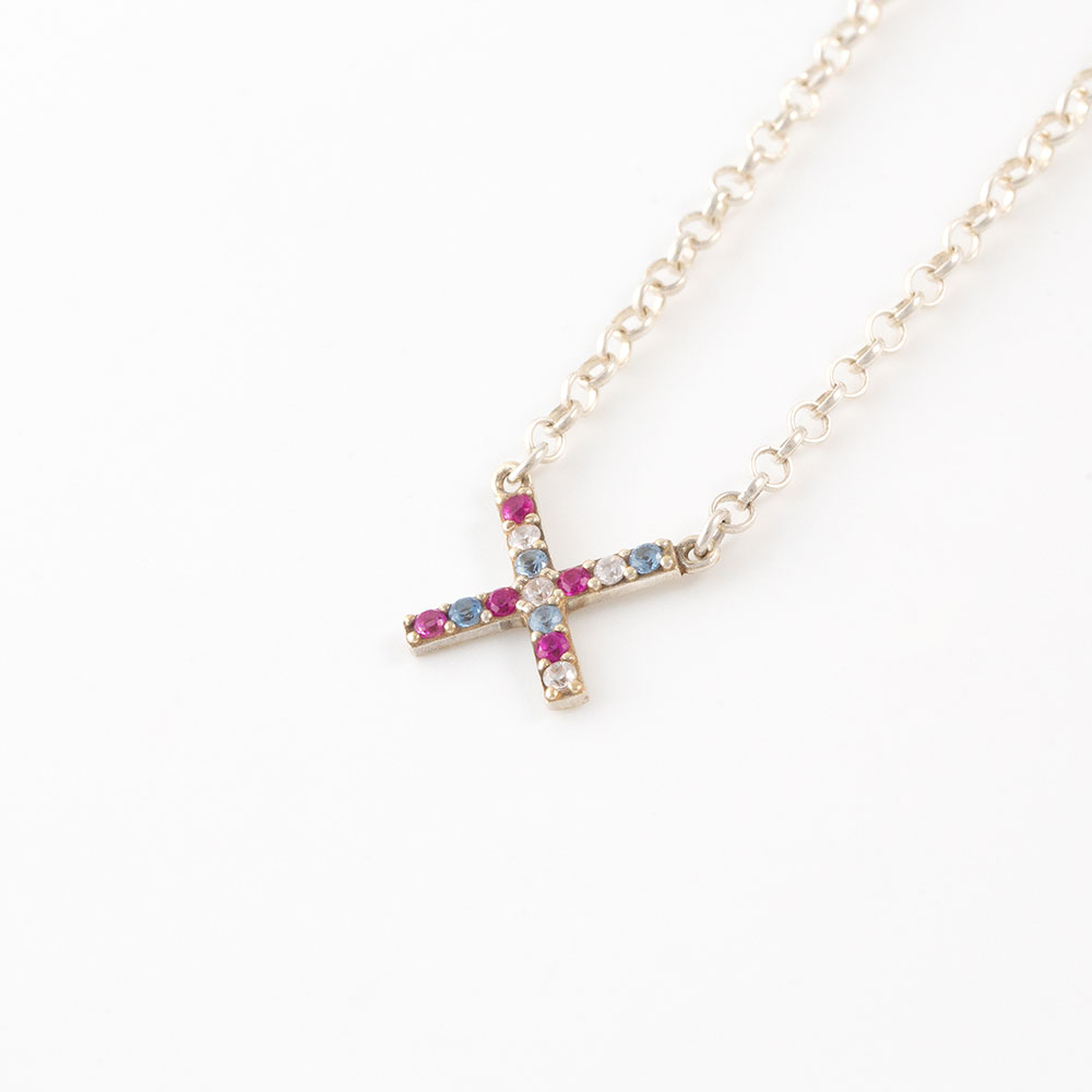 Cross Necklace Silver